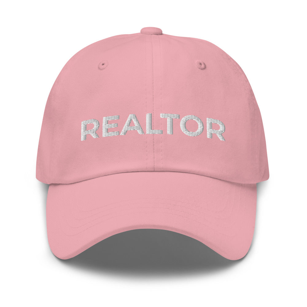 REALTOR hat, embroidered, Real Estate Agent Hat, gender neutral, simple, plain, minimal, closer, real estate, hustler, house, baseball cap - Madeinsea©