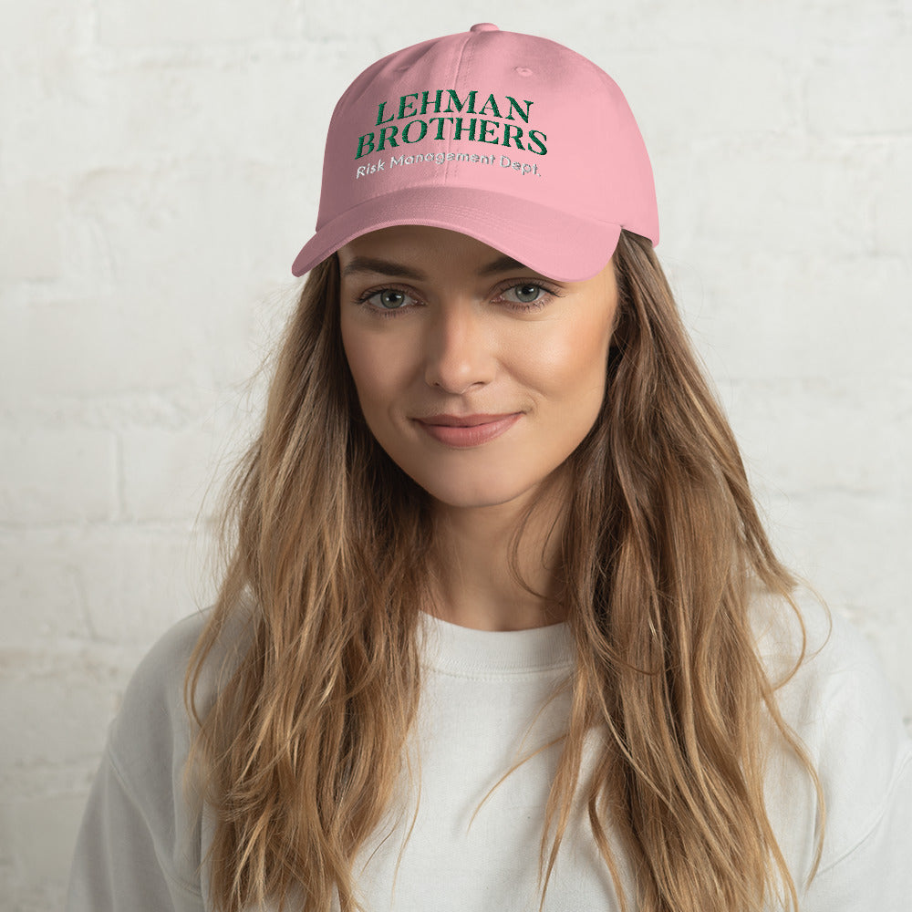 Lehman Brothers Risk Management Dad Cap, lehman brothers hat, funny lehman brothers Dad hat - Madeinsea©