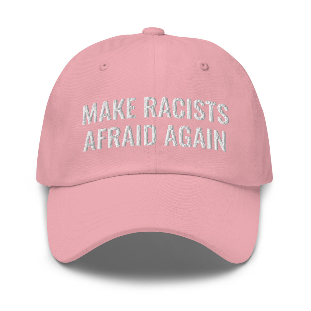 Make Racists Afraid Again Dad hat, Funny Anti MAGA Hat, Anti Racism MAGA Parody Trump Hat, Anti Racism Cap, Human Rights Dad Cap, Anti Hate - Madeinsea©