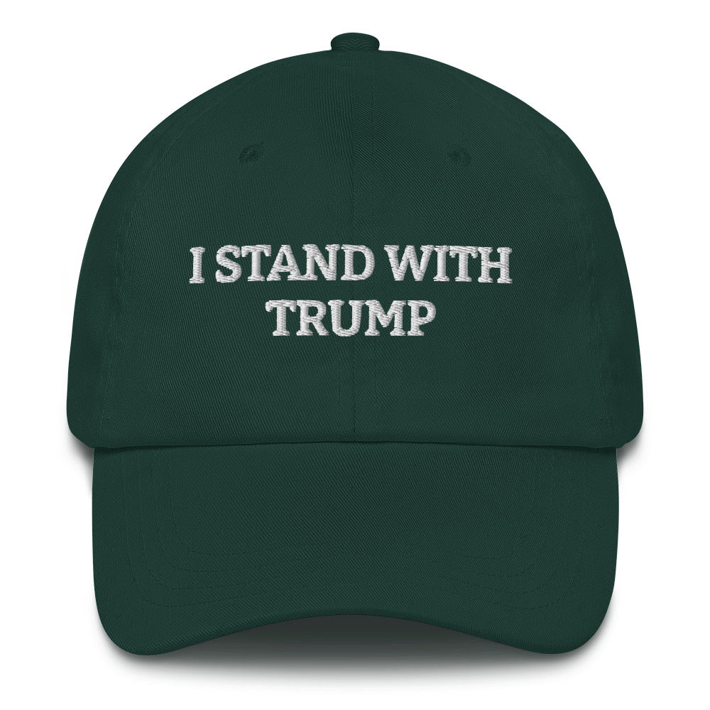 I Stand With Trump Hat, Free Trump Dad Hat, Pro America Cap, Republican Hats, Republican Gifts, Conservative Hat, FJB Baseball Hat - Madeinsea©