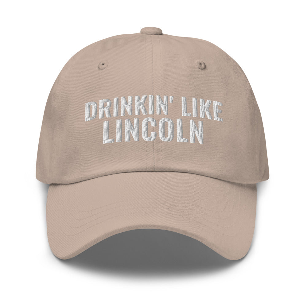 4th of July Hat, Drinking Like Lincoln, Abraham Lincoln Hat, Drinkin Like Lincoln, Drinking Like Lincoln Funny Hat, Independence Day Hat - Madeinsea©