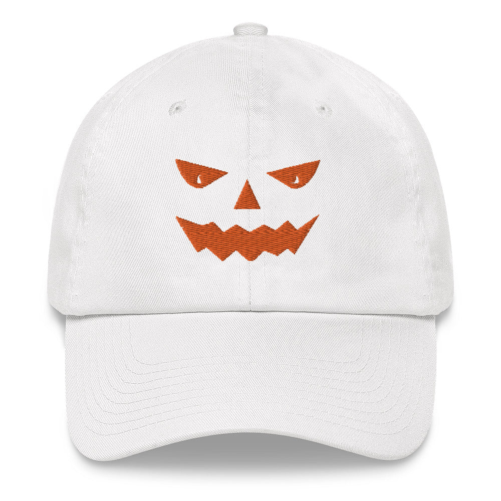 Halloween Pumpkin Baseball Cap, Embroidered Halloween Dad Hat, Expressive Pumpkins, Pumpkin Face, Halloween Hat, Spooky Hat, Trick or Treat - Madeinsea©