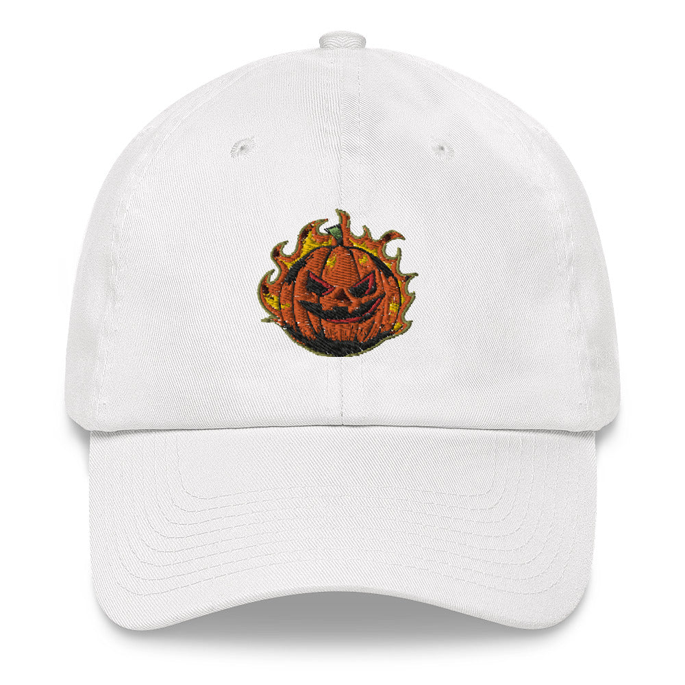 Halloween Pumpkin Baseball Cap, Embroidered Halloween Dad Hat, Expressive Pumpkins, Pumpkin Face, Halloween Hat, Spooky Hat, Trick or Treat - Madeinsea©