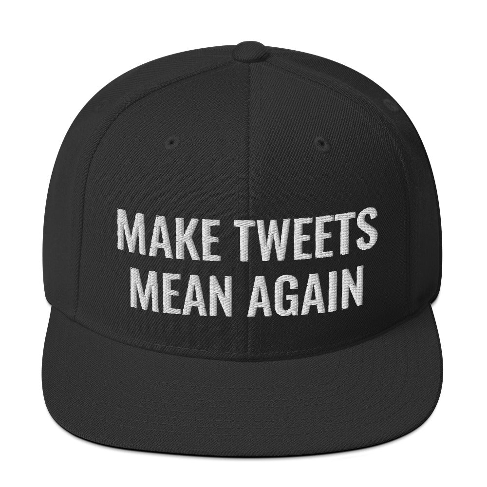 Mean Tweets 2024, Make Tweets Mean Again Hat, Mean tweets Snapback Hat, Trump Hat, Trump Desantis 2024, Trump 2024, Conservative Gifts - Madeinsea©