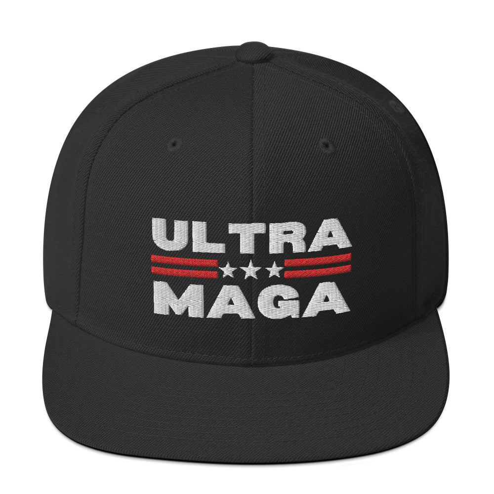Ultra MAGA Snapback Hat, Trump Maga Hat, Republican Cap, American Patriot Gifts, Donald Trump 2024 Hats, Conservative Hats, FJB Hat - Madeinsea©