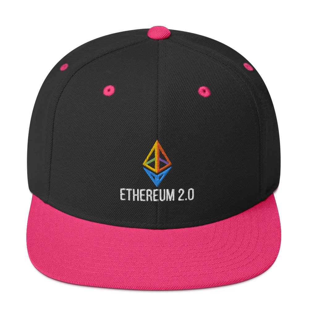 Ethereum 2.0 Hat, Ethereum 2.0, Ethereum 2.0 Cap, Ethereum 2.0 Crypto Hat, Ethereum 2.0 Cryptocurrency, Ethereum 2.0 Logo, Ethereum Snapback - Madeinsea©