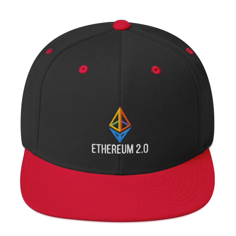 Ethereum 2.0 Hat, Ethereum 2.0, Ethereum 2.0 Cap, Ethereum 2.0 Crypto Hat, Ethereum 2.0 Cryptocurrency, Ethereum 2.0 Logo, Ethereum Snapback - Madeinsea©