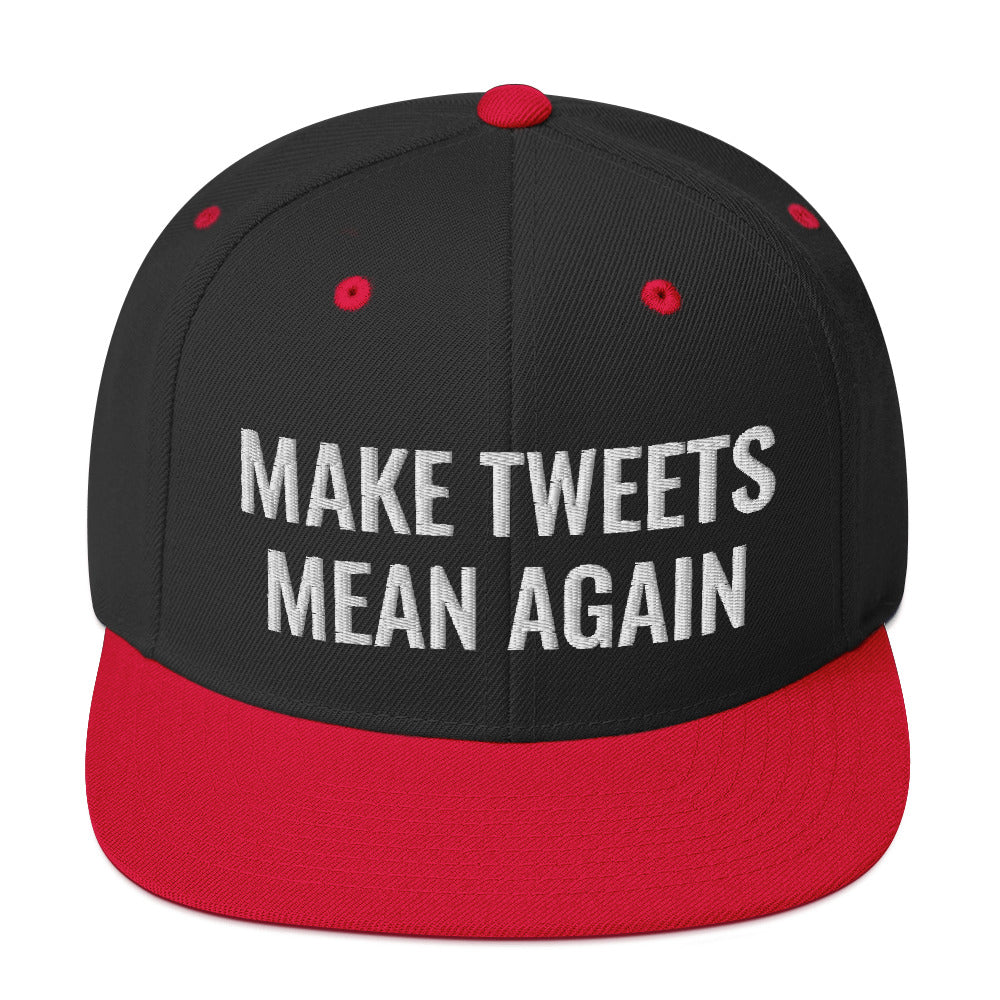 Mean Tweets 2024, Make Tweets Mean Again Hat, Mean tweets Snapback Hat, Trump Hat, Trump Desantis 2024, Trump 2024, Conservative Gifts - Madeinsea©