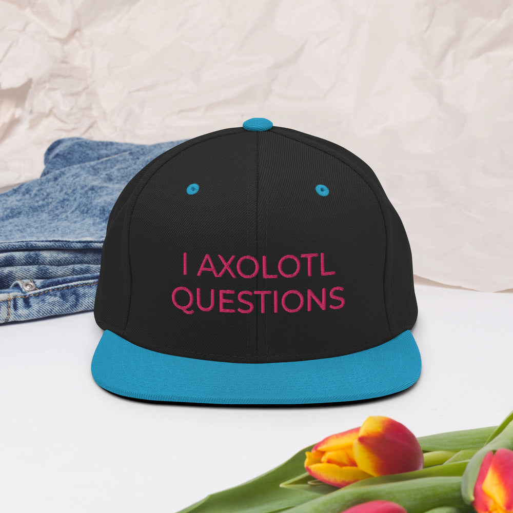 Axolotl Hat, I axolotl questions hat, axolotl cap, axolotl cute hat, mexican salamander hat, axolotl gift, axolotl, cute axolotl gifts - Madeinsea©