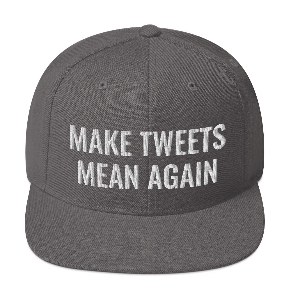 Mean Tweets 2024, Make Tweets Mean Again Hat, Mean tweets Snapback Hat, Trump Hat, Trump Desantis 2024, Trump 2024, Conservative Gifts - Madeinsea©