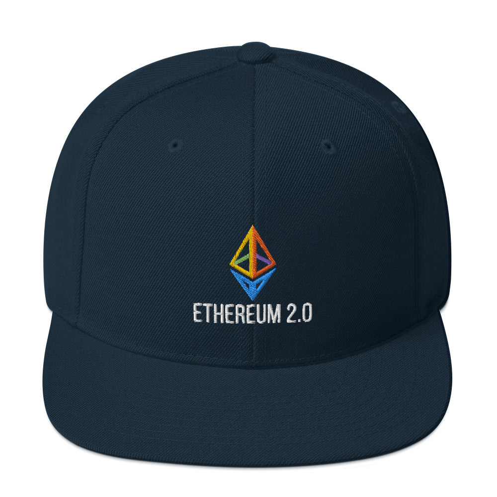 Ethereum 2.0 Hat, Ethereum 2.0, Ethereum 2.0 Cap, Ethereum 2.0 Crypto Hat, Ethereum 2.0 Cryptocurrency, Ethereum 2.0 Logo, Ethereum Snapback - Madeinsea©