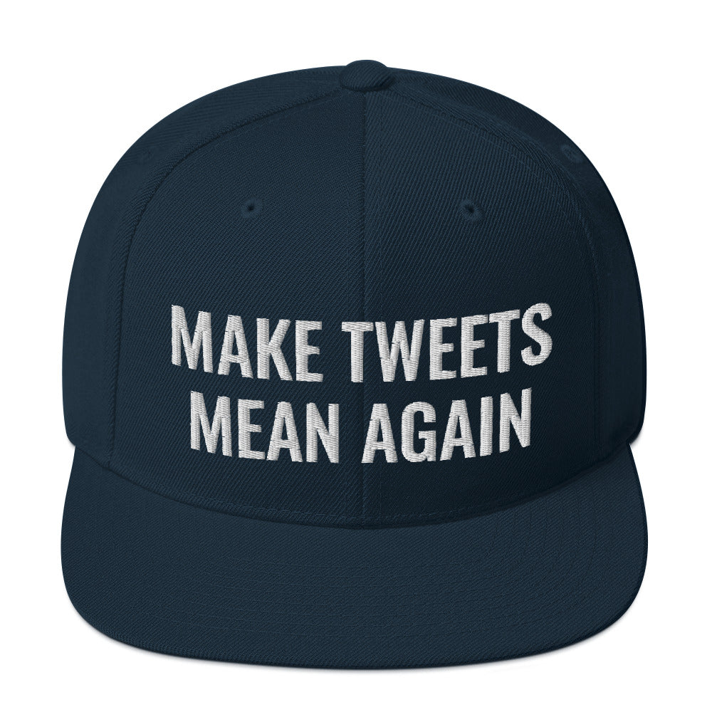 Mean Tweets 2024, Make Tweets Mean Again Hat, Mean tweets Snapback Hat, Trump Hat, Trump Desantis 2024, Trump 2024, Conservative Gifts - Madeinsea©