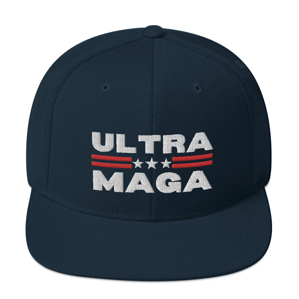 Ultra MAGA Snapback Hat, Trump Maga Hat, Republican Cap, American Patriot Gifts, Donald Trump 2024 Hats, Conservative Hats, FJB Hat - Madeinsea©