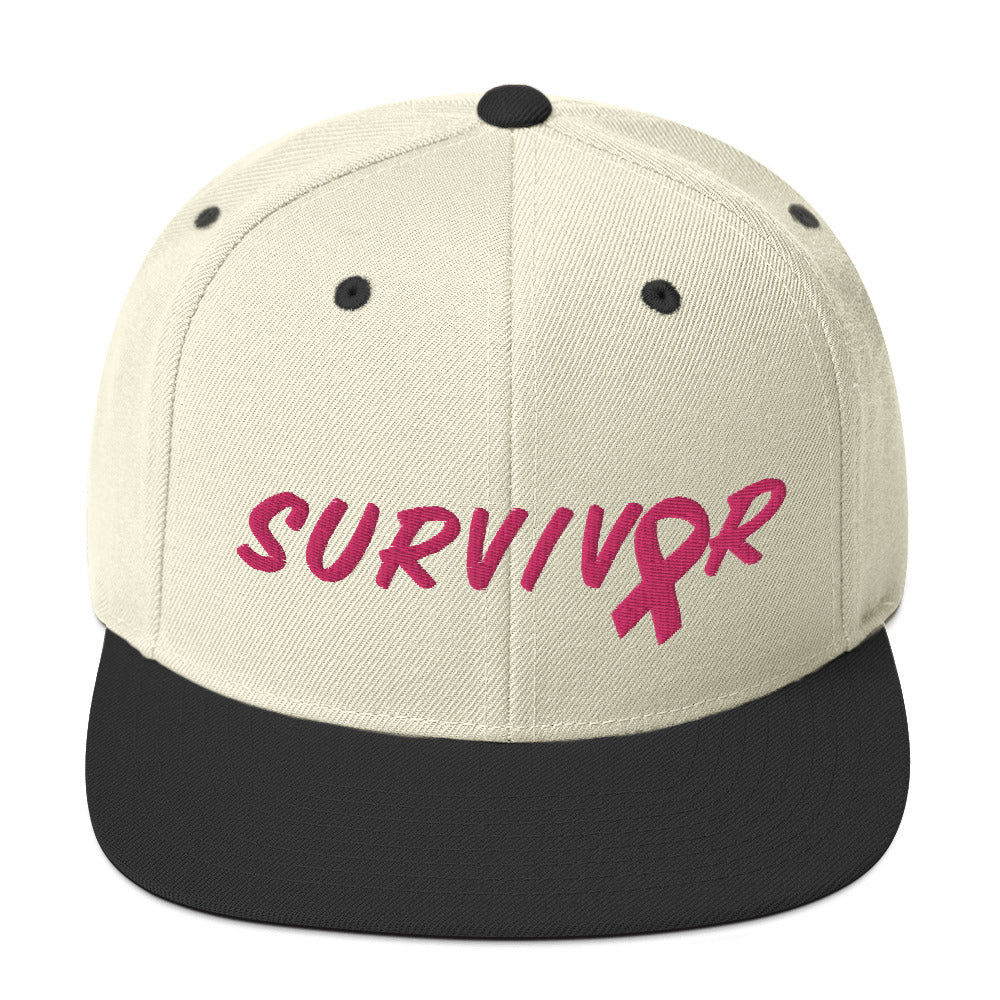 Breast Cancer Awareness Hat, Hope Pink Ribbon Breast Cancer Hat, breast cancer awareness hat cap, breast cancer ribbon Snapback Hat