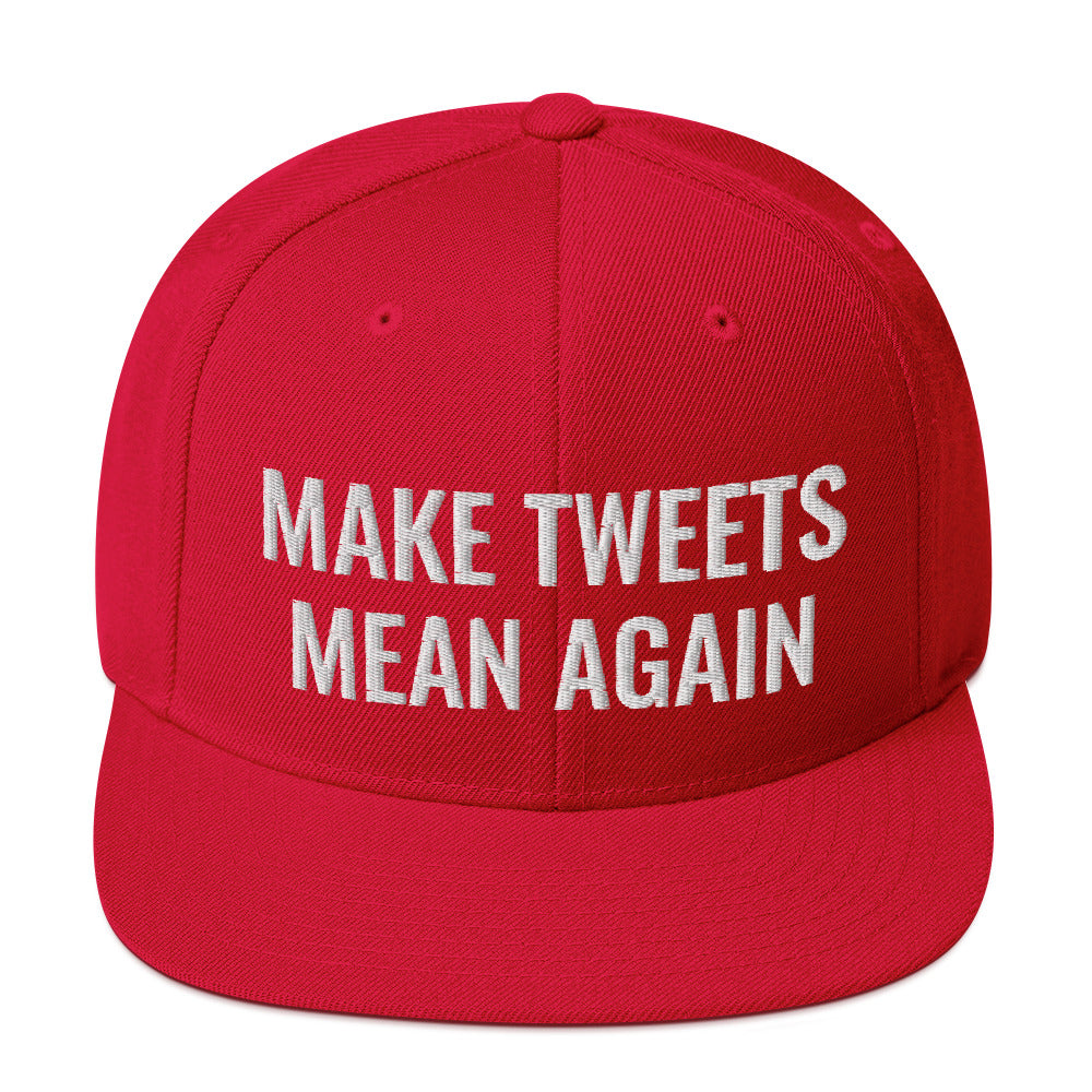 Mean Tweets 2024, Make Tweets Mean Again Hat, Mean tweets Snapback Hat, Trump Hat, Trump Desantis 2024, Trump 2024, Conservative Gifts - Madeinsea©