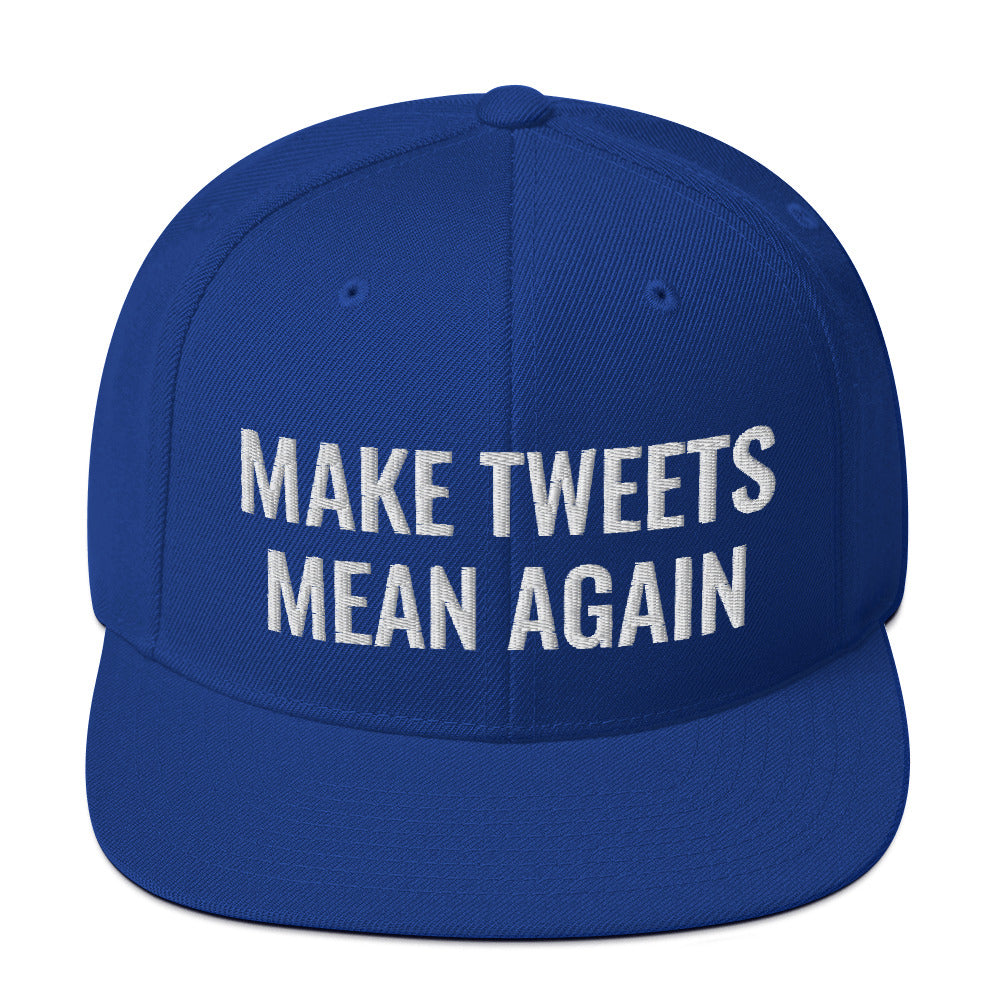 Mean Tweets 2024, Make Tweets Mean Again Hat, Mean tweets Snapback Hat, Trump Hat, Trump Desantis 2024, Trump 2024, Conservative Gifts - Madeinsea©