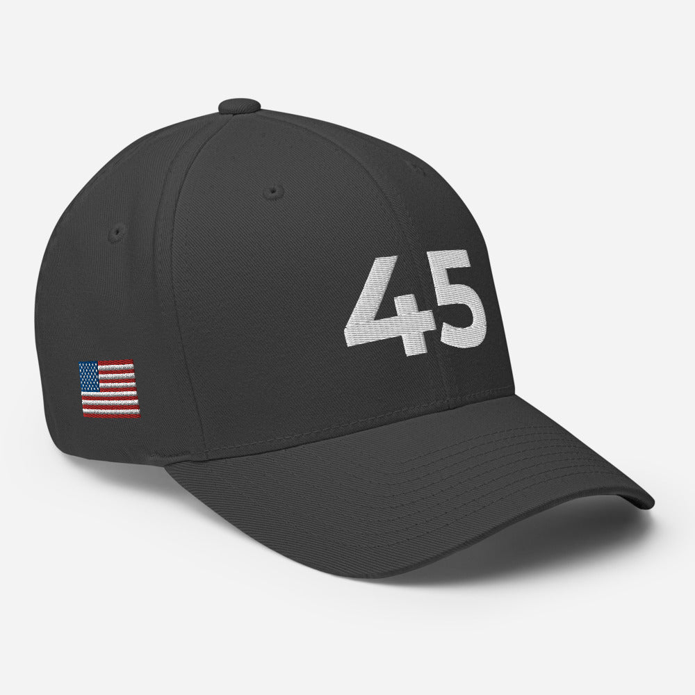 45 dad hat, 45 baseball cap, 45 trump hat, 45 MAGA hat, 45 trump cap, 45 dad cap, 45 red hat, 45 red dad hat, 45 red trump hat, Twill Cap - Madeinsea©