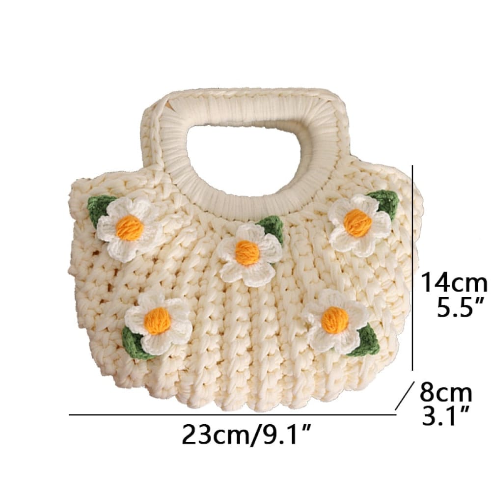 Crochet Crossbody Beach Bag