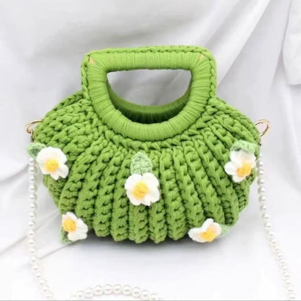 Crochet Crossbody Beach Bag