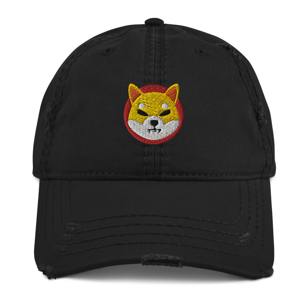 Shib Coin Hat, Shiba Inu Coin, Shiba Inu Hat, Shiba Inu Token, Shiba Coin Hat, Shiba Coin, Shiba Inu Token, Shiba Inu Crypto, Distressed Hat - Madeinsea©