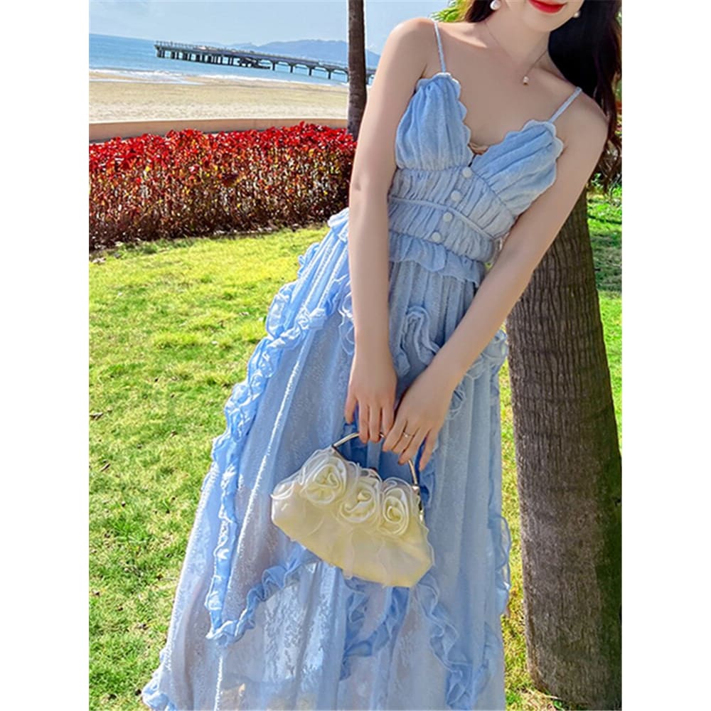 Light Blue Beach Dress