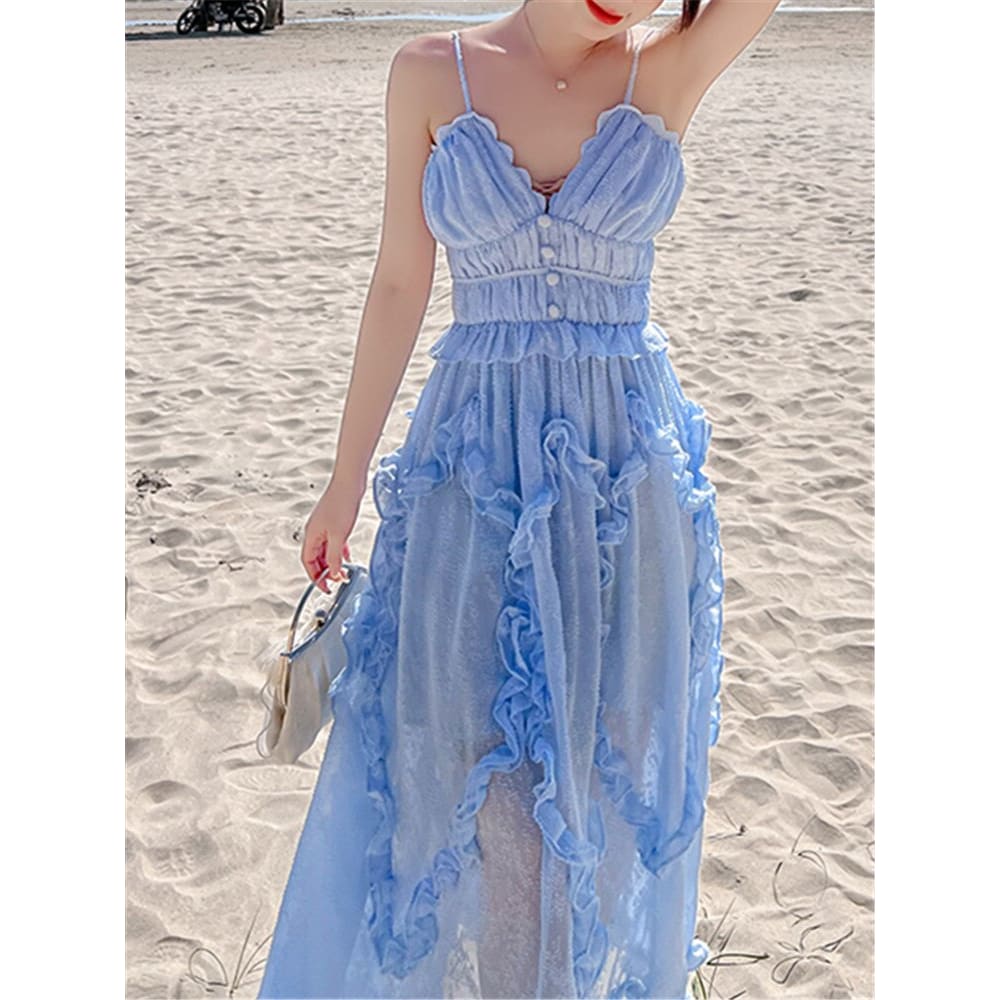 Light Blue Beach Dress