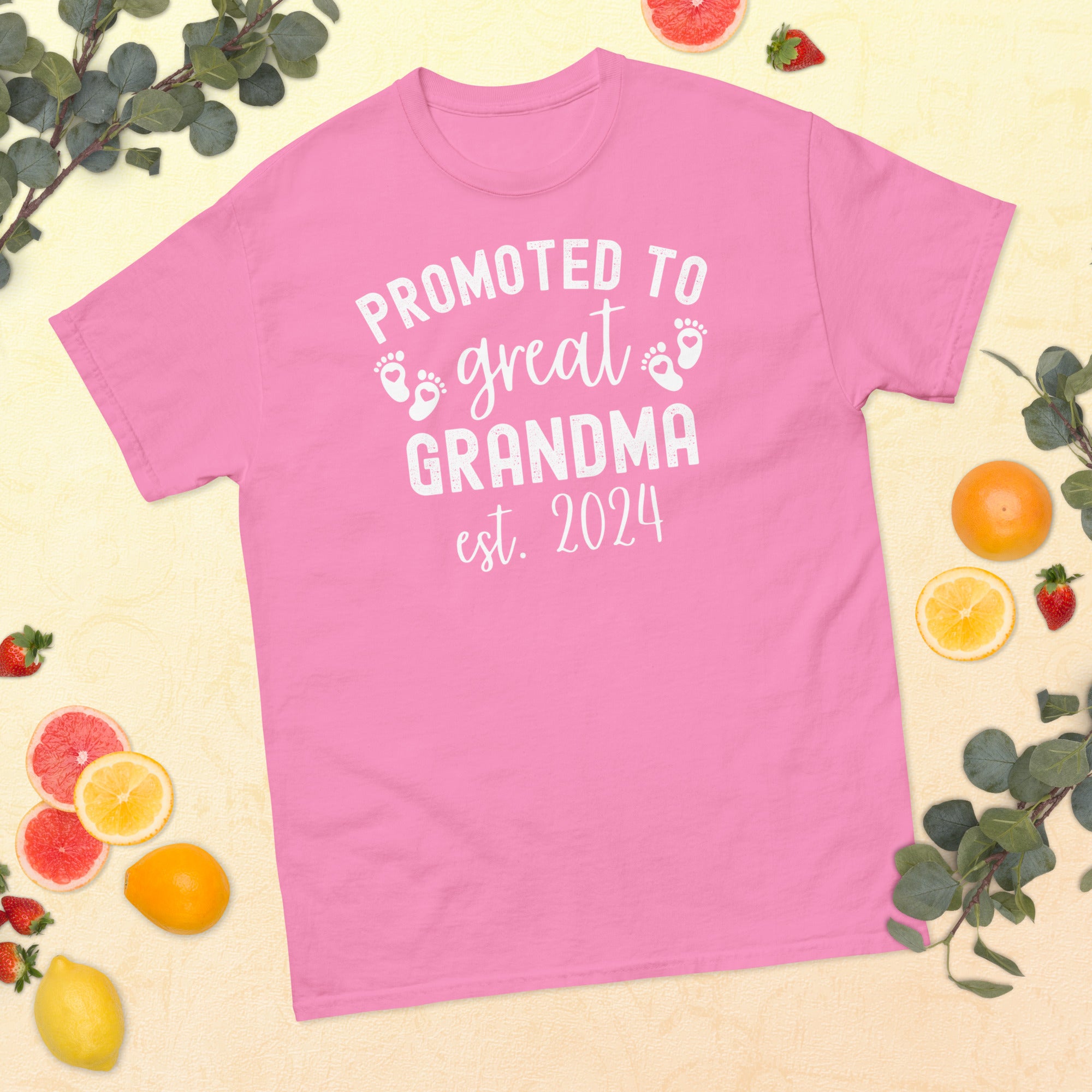 Promoted to Great Grandma 2024 Shirt, Pregnancy Announcement Grandparents, Grandparent Announcement, Great Grandma 2024 Shirt, Mothers Day - Madeinsea©