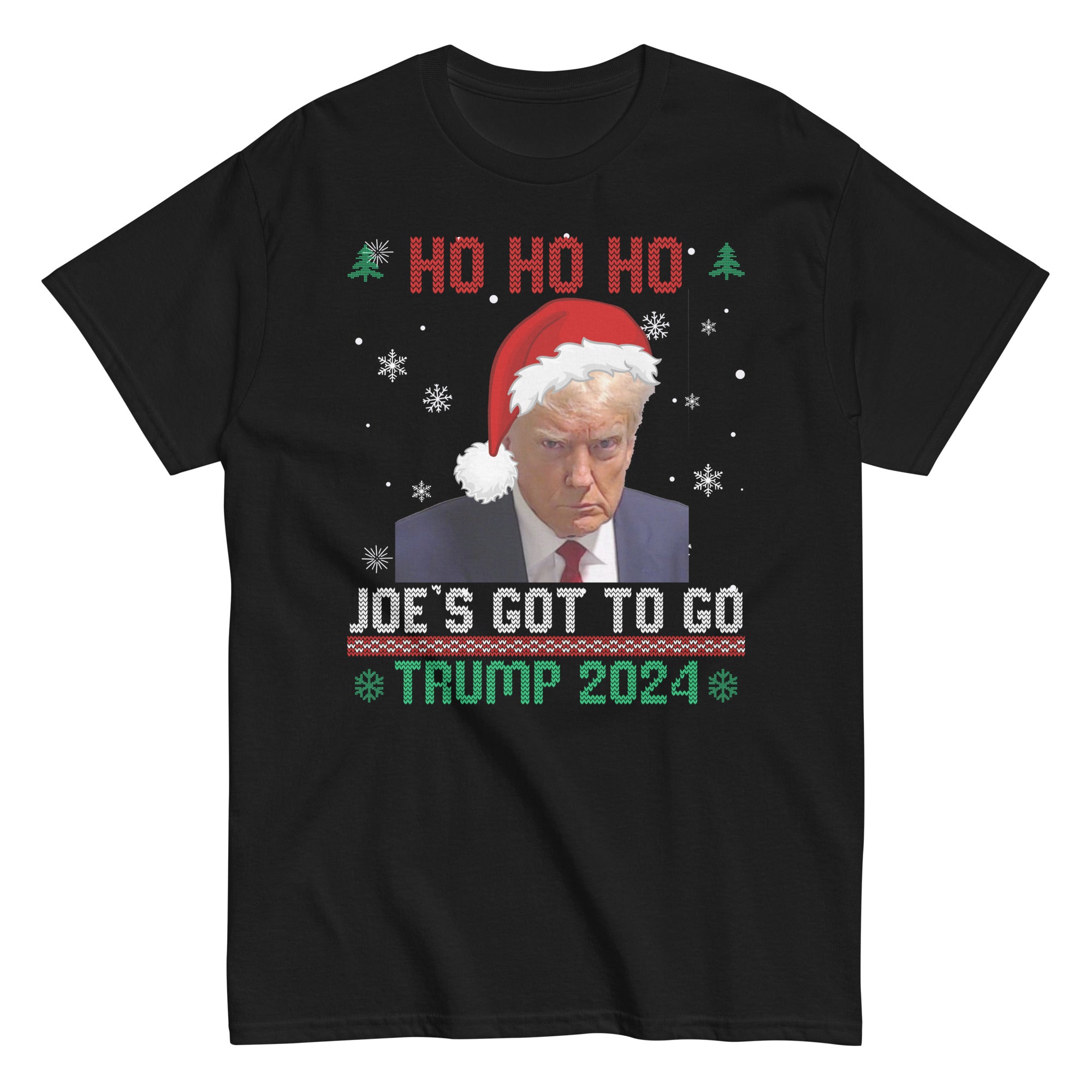 Funny Trump 2024 Christmas Shirt, Sarcastic Trump Xmas TShirt, Anti Biden T Shirt, Republican Xmas Gift, Funny Politics Gift, Trump 2024 Tee - Madeinsea©