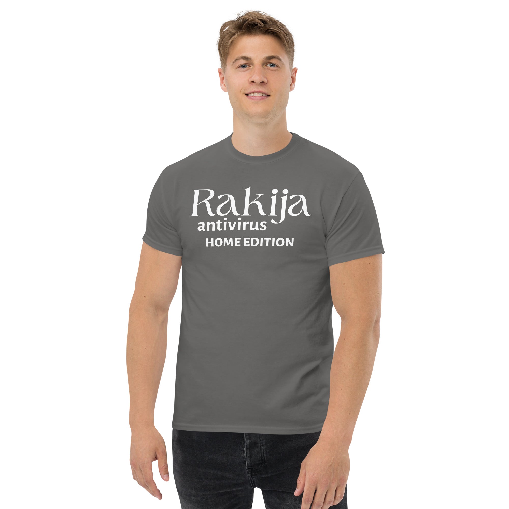 Rakija Antivirus Home Edition, Funny Rakija Shirt, Rakija Lover Gift, Homemade Rakija Tshirt - Madeinsea©