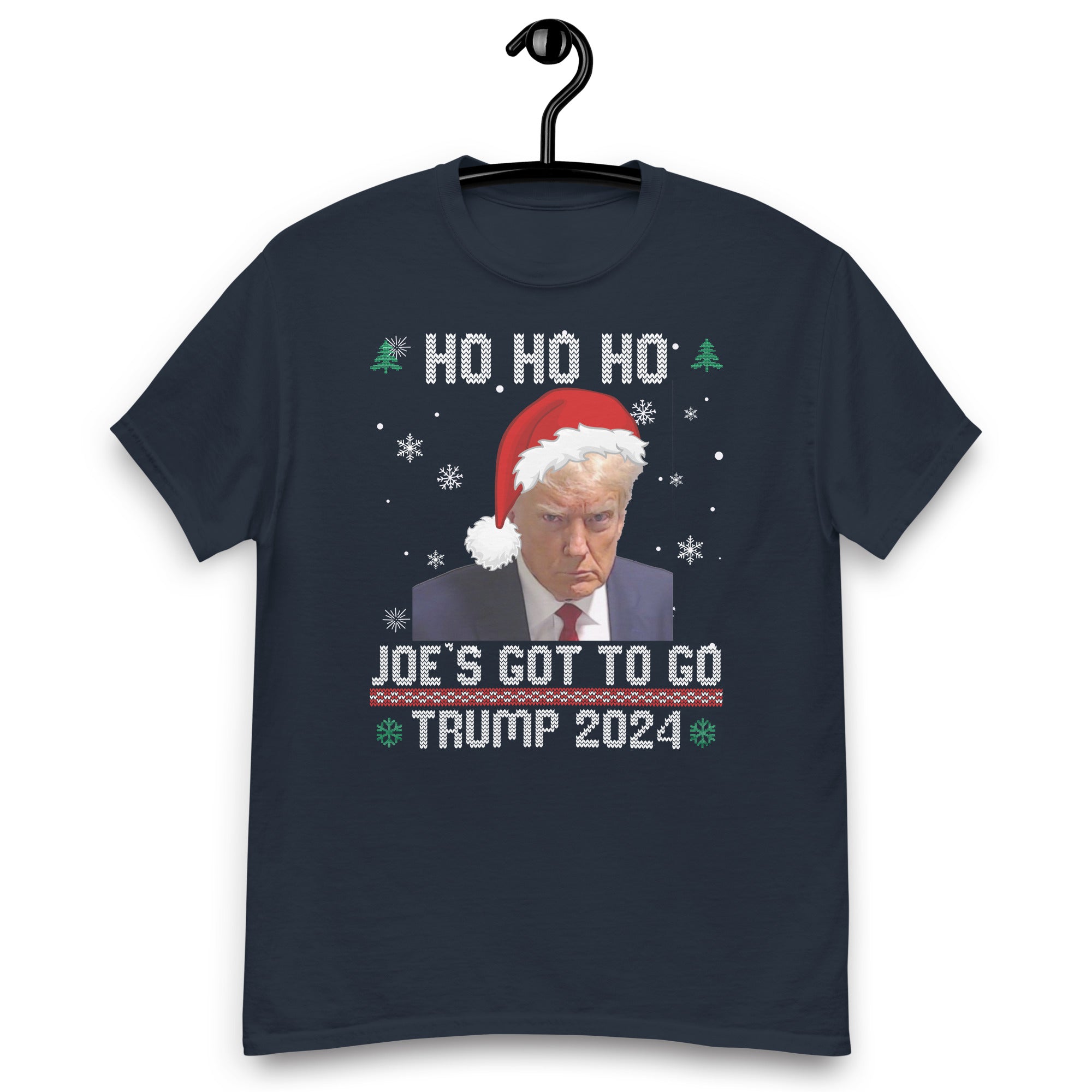 Funny Trump 2024 Christmas Shirt, Sarcastic Trump Xmas TShirt, Anti Biden T Shirt, Republican Xmas Gift, Funny Politics Gift, Trump 2024 Tee - Madeinsea©