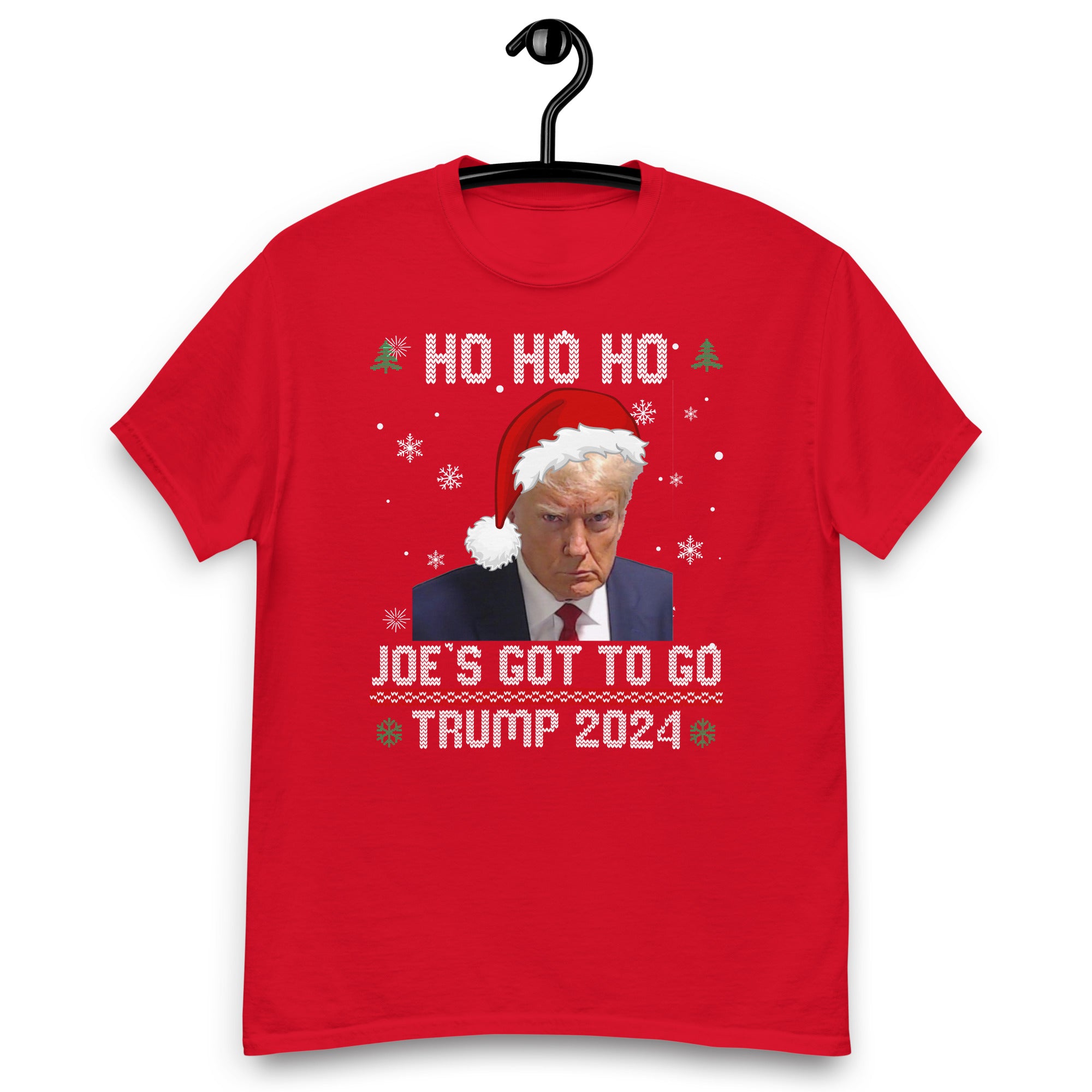 Funny Trump 2024 Christmas Shirt, Sarcastic Trump Xmas TShirt, Anti Biden T Shirt, Republican Xmas Gift, Funny Politics Gift, Trump 2024 Tee - Madeinsea©