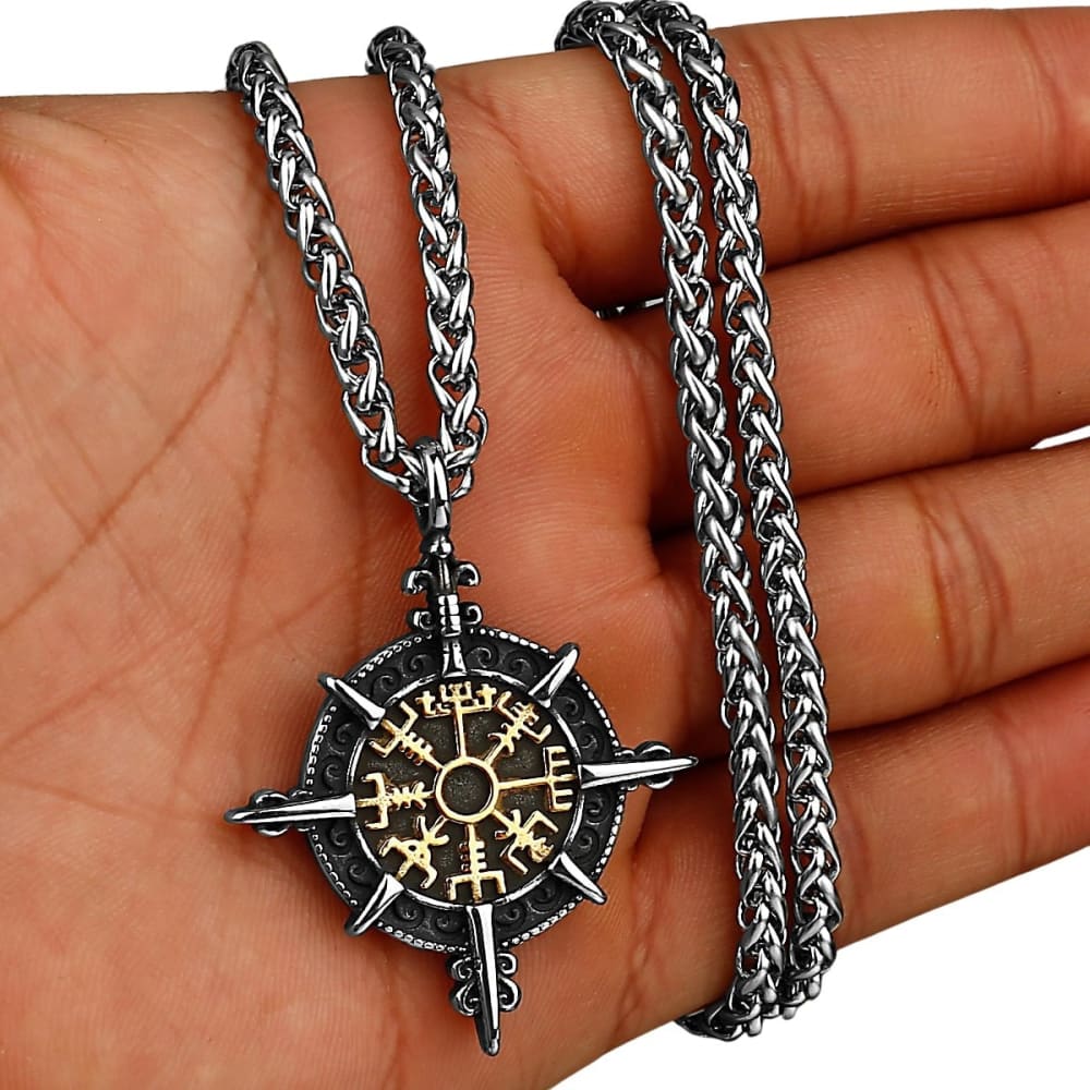 Dropship Men's Layered Nautical Travel Compass Pendant Necklace to Sell  Online at a Lower Price | Doba