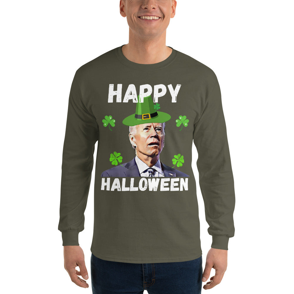 Funny St Patricks Day Long Sleeve Shirt, St Patricks Day Biden Shirt, Saint Patricks Gifts, Funny Republican Gift,Anti Biden Shirt,St Pattys