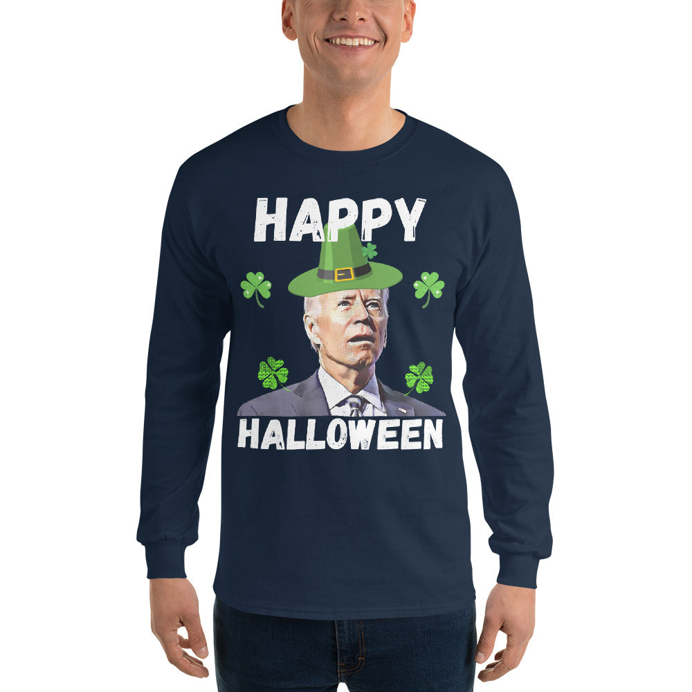 Funny St Patricks Day Long Sleeve Shirt, St Patricks Day Biden Shirt, Saint Patricks Gifts, Funny Republican Gift,Anti Biden Shirt,St Pattys