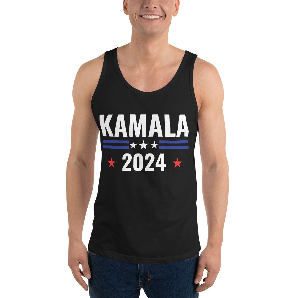 Camiseta sin mangas de Kamala Harris, campaña de Kamala Harris, camiseta de Kamala Harris para presidente 2024, elección de Kamala Harris 2024, presidente Harris 2024