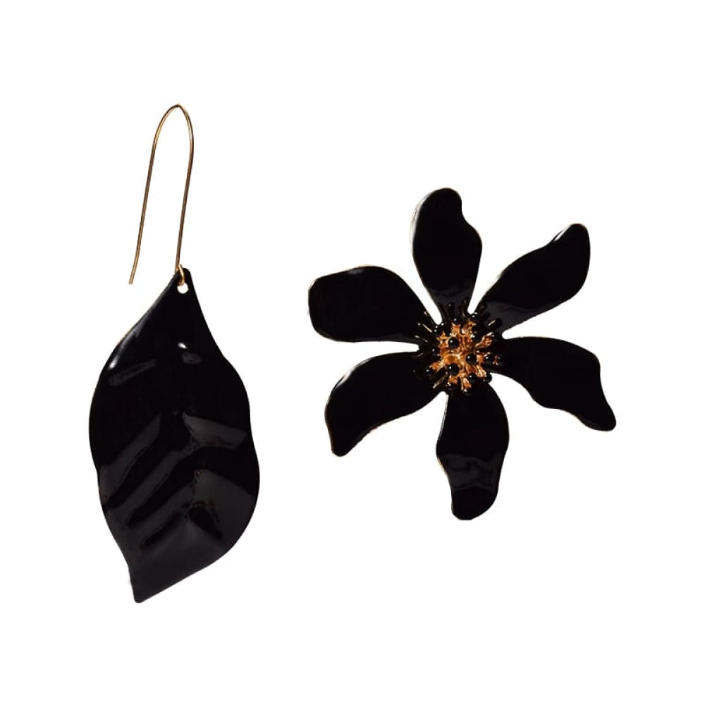 Metal Flower Beach Earrings