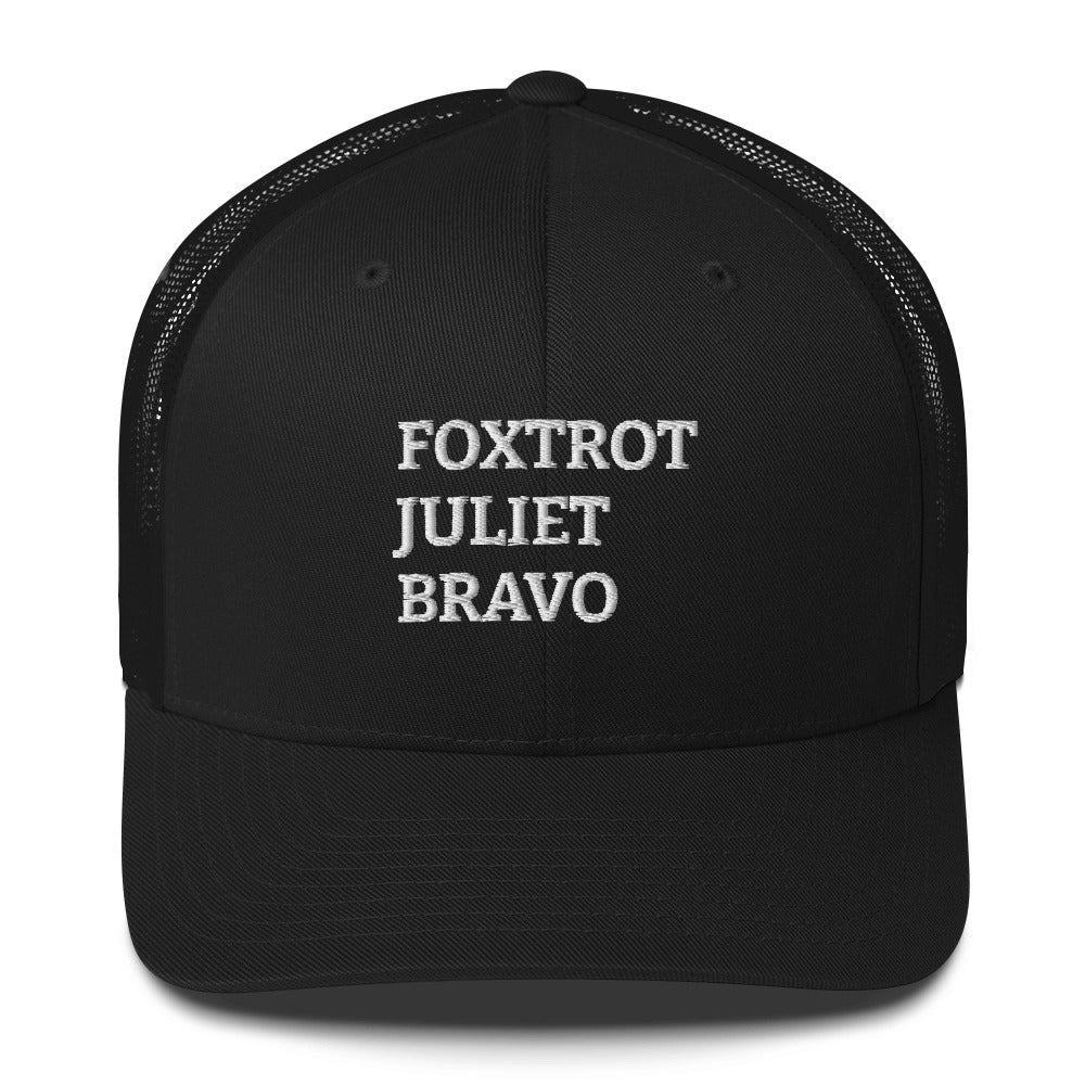 Foxtrot Juliet Bravo Hat, FJB Trucker Hat, Impeach Biden Trucker Cap, Republican Hat, FJB Pro America Hat, Foxtrot Juliet Bravo Patriot Gift - Madeinsea©