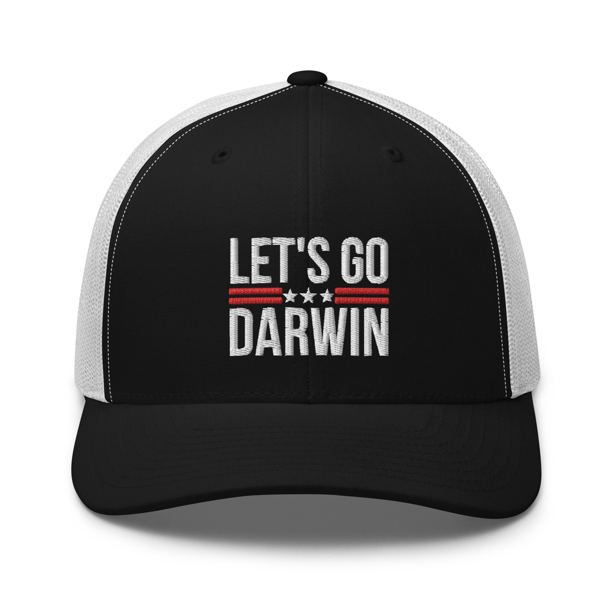 Lets Go Darwin Hat, Let&#39;s Go Darwin Trucker Hat, Fully Vaccinated Hat, Pro Vaccine, Pro Biden, Vaccinated Hat, Funny Democrat Trucker Cap - Madeinsea©