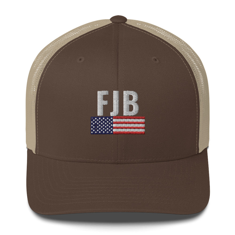 FJB Trucker Hat, FJB hat, Fjb Cap, Anti Biden USA Flag, F Biden Embroidered Cap, Funny Joe Biden Hat, Funny Republican, Political Dad Hat - Madeinsea©