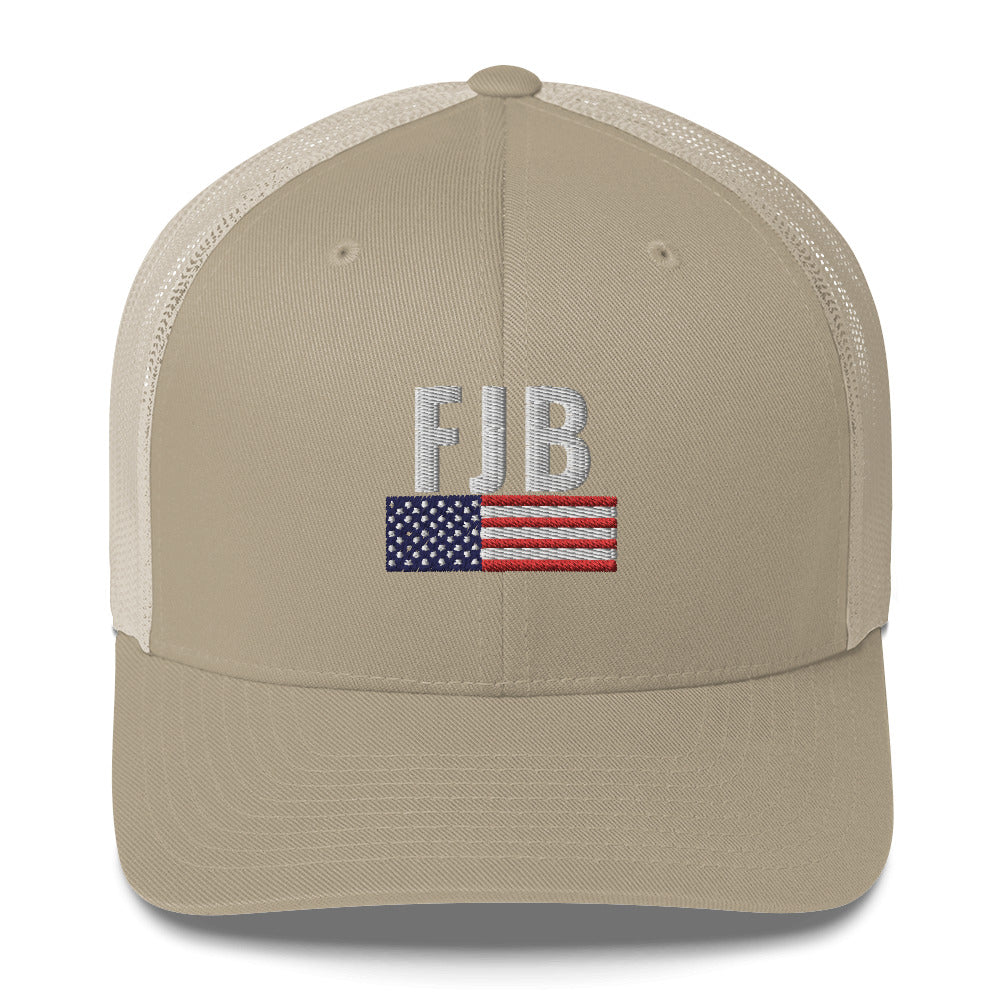 FJB Trucker Hat, FJB hat, Fjb Cap, Anti Biden USA Flag, F Biden Embroidered Cap, Funny Joe Biden Hat, Funny Republican, Political Dad Hat - Madeinsea©