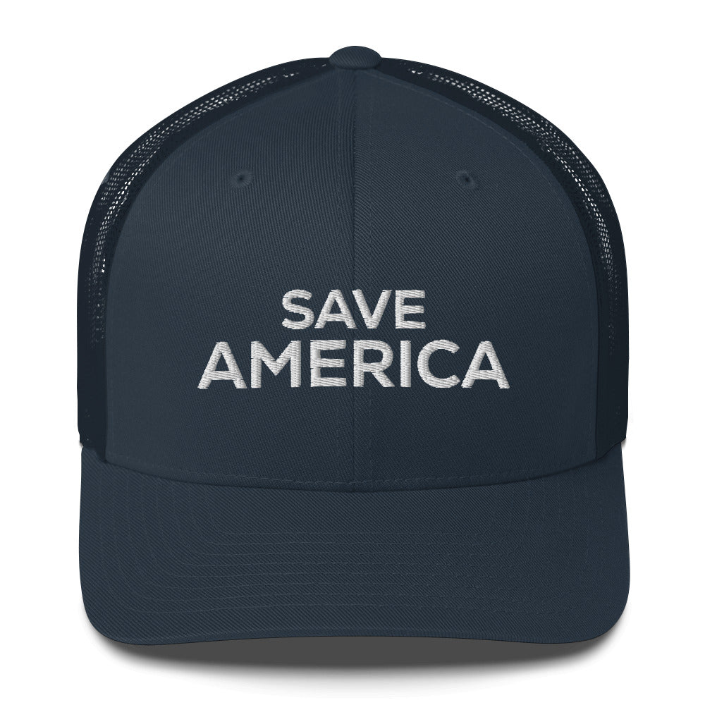 Save America Hat, Save America Trump Hat, Save America Donald Trump for President Hat, Trump 2024 Hat, Trucker Cap - Madeinsea©