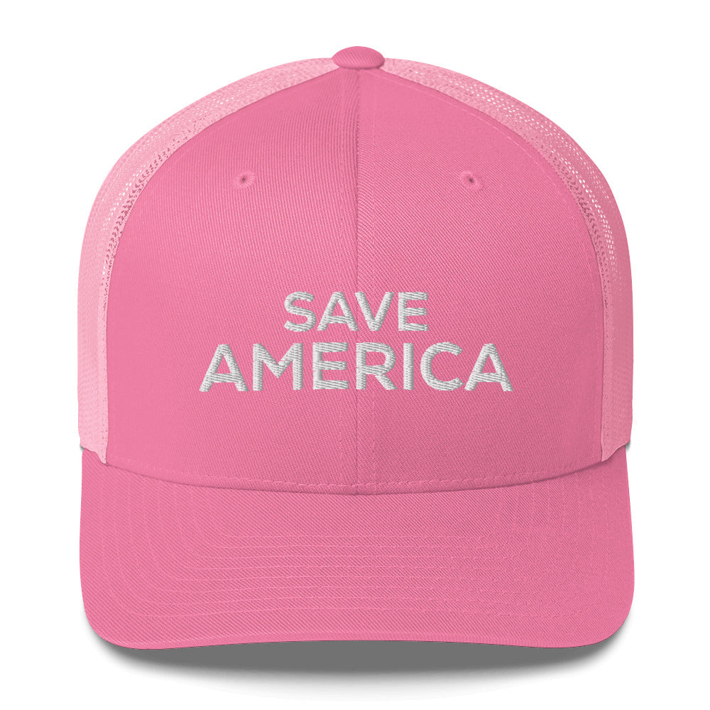 Save America Hat, Save America Trump Hat, Save America Donald Trump for President Hat, Trump 2024 Hat, Trucker Cap - Madeinsea©