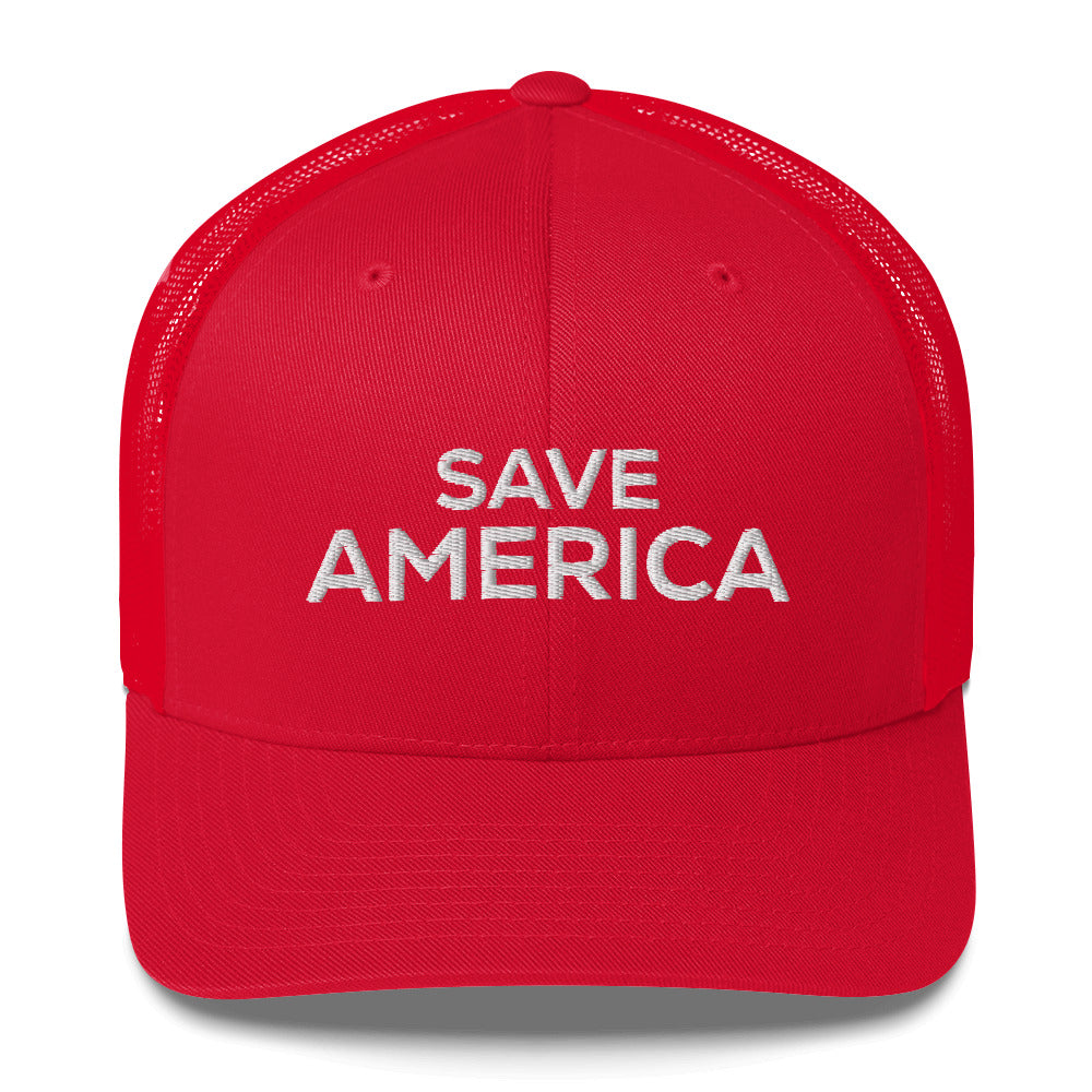 Save America Hat, Save America Trump Hat, Save America Donald Trump for President Hat, Trump 2024 Hat, Trucker Cap - Madeinsea©