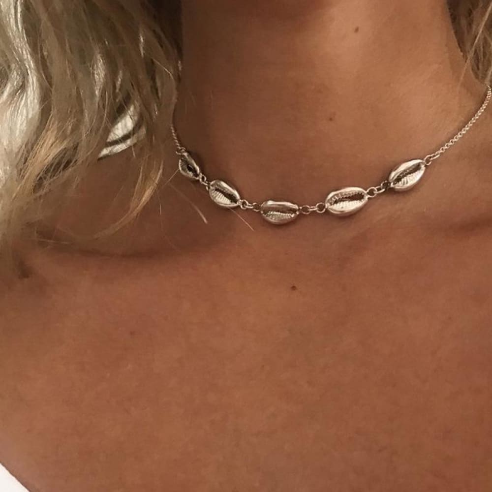 Silver Shell Necklace