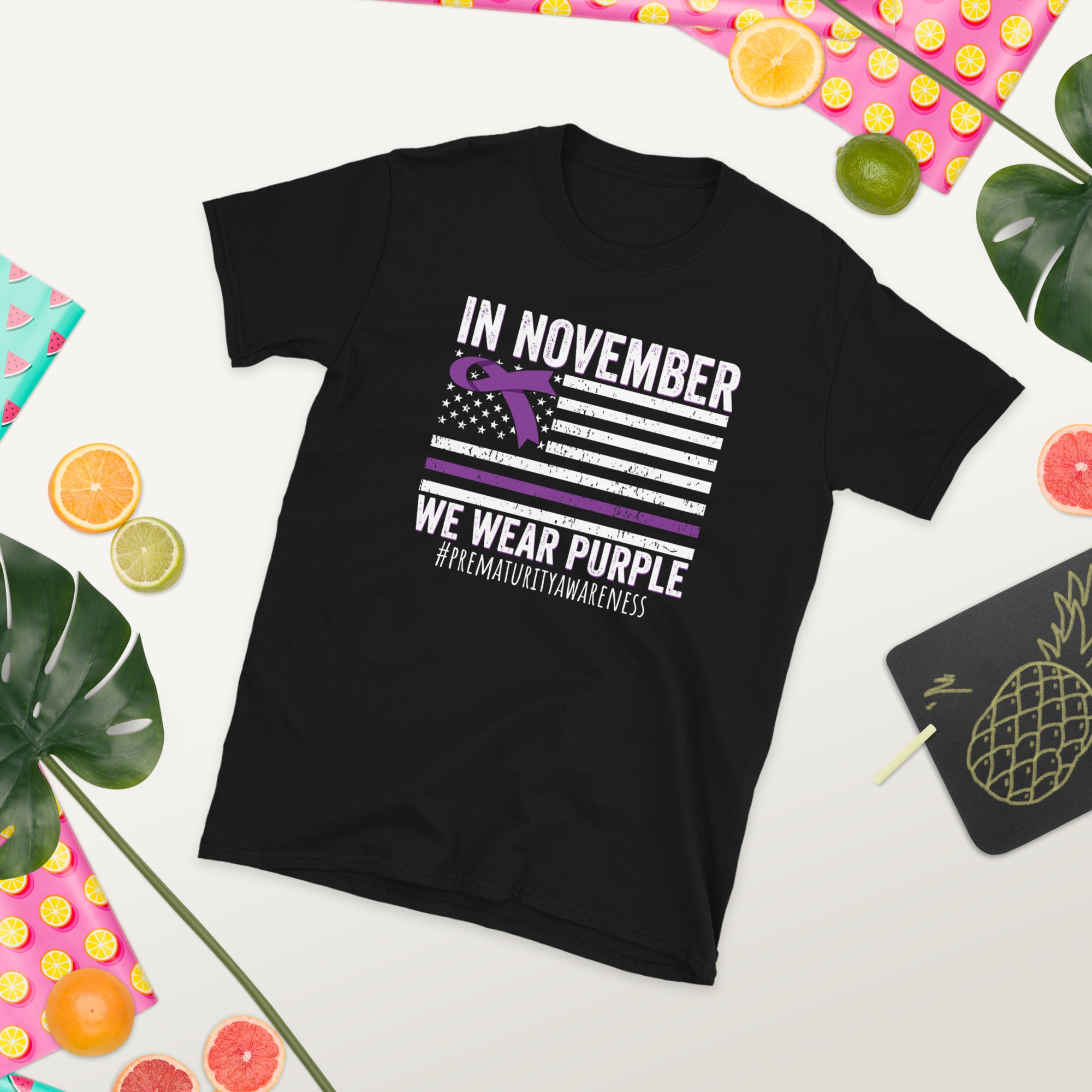 Prematurity Awareness Ribbon Shirt, In November We Wear Purple Shirt, Prematurity T Shirt, World Prematurity Tee, NICU Staff Tee - Madeinsea©