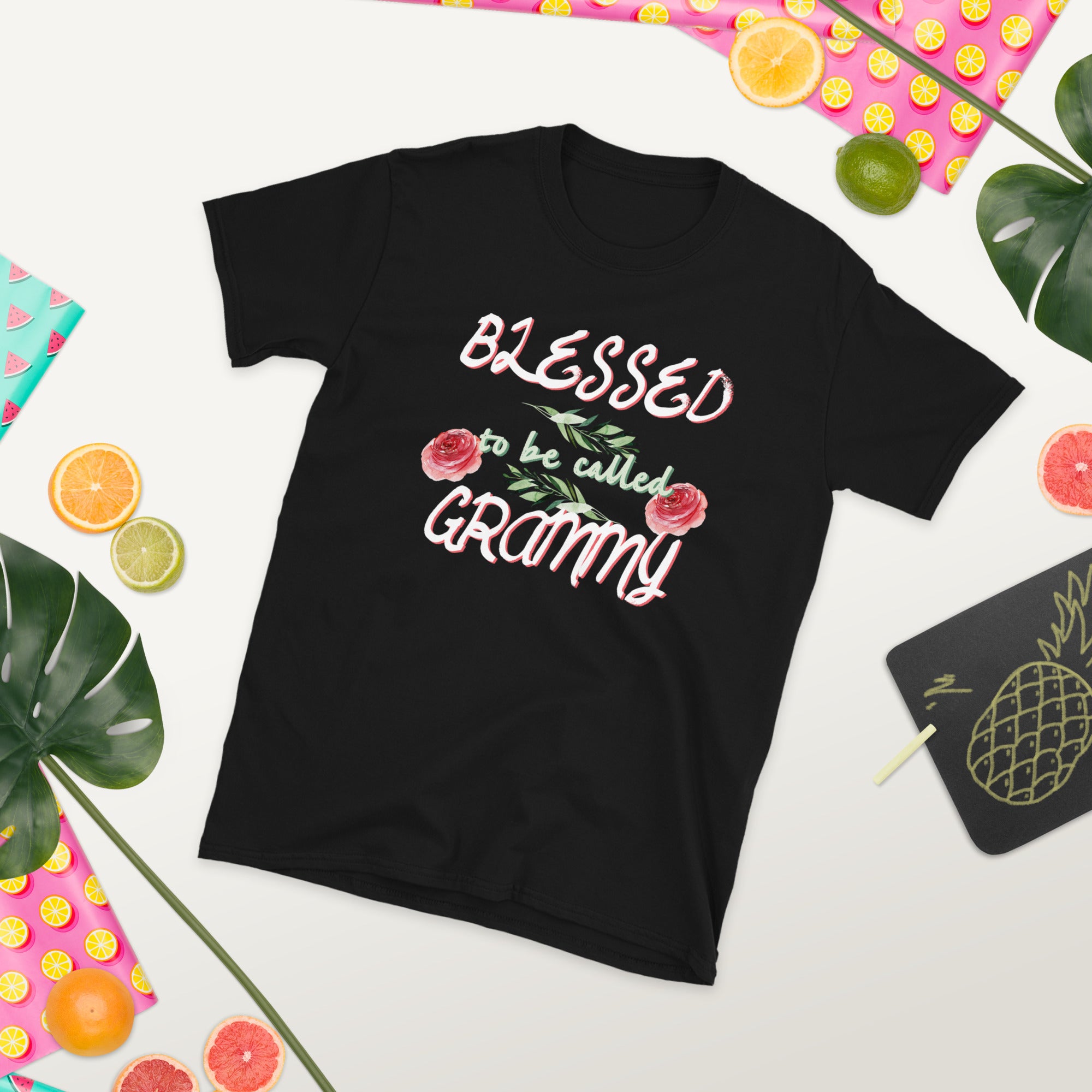 Blessed To Be Called Grammy T-shirt, Grammy Shirt, Blessed Grammy Tee, Gift For Grammy, Grammy Christmas Gift, Grandma Floral Shirt - Madeinsea©