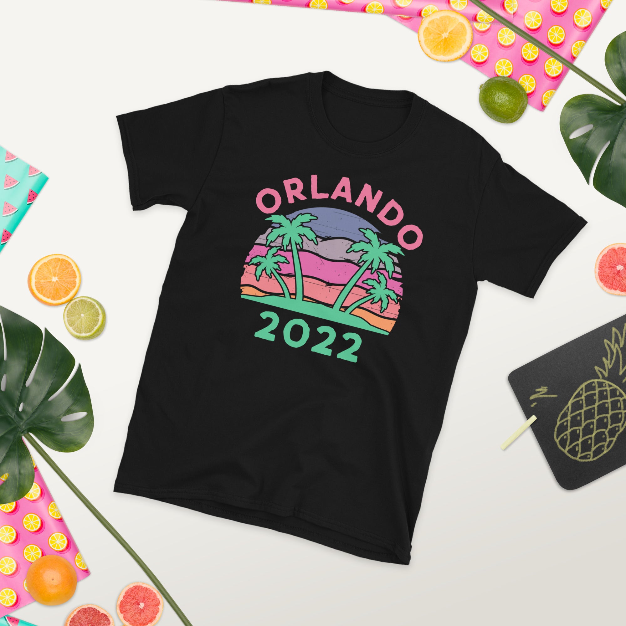 Orlando Sommerreise Shirt, Orlando Florida 2022 Urlaubs T-Shirt, passende Reiseshirts, Familienurlaub, Autoreise, Orlando Sommerurlaub