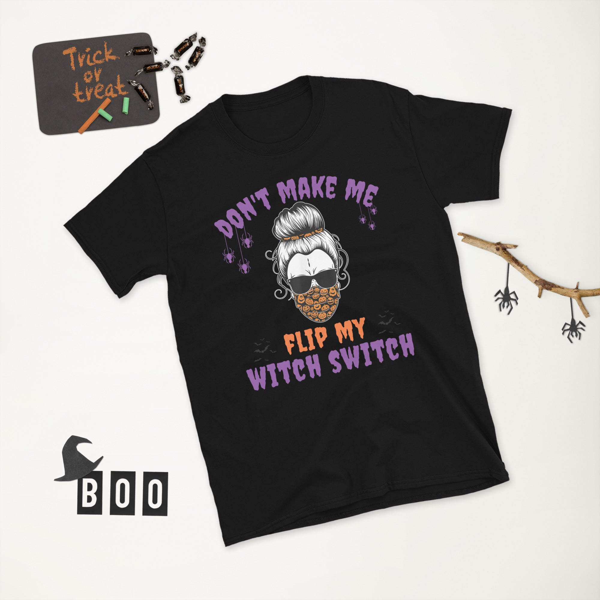 Don&#39;t Make Me Flip My Witch Switch, Funny Halloween Shirt, Halloween Costume, Funny Gift For Mom, Cute Halloween Witch Tshirt, Witch Tee - Madeinsea©