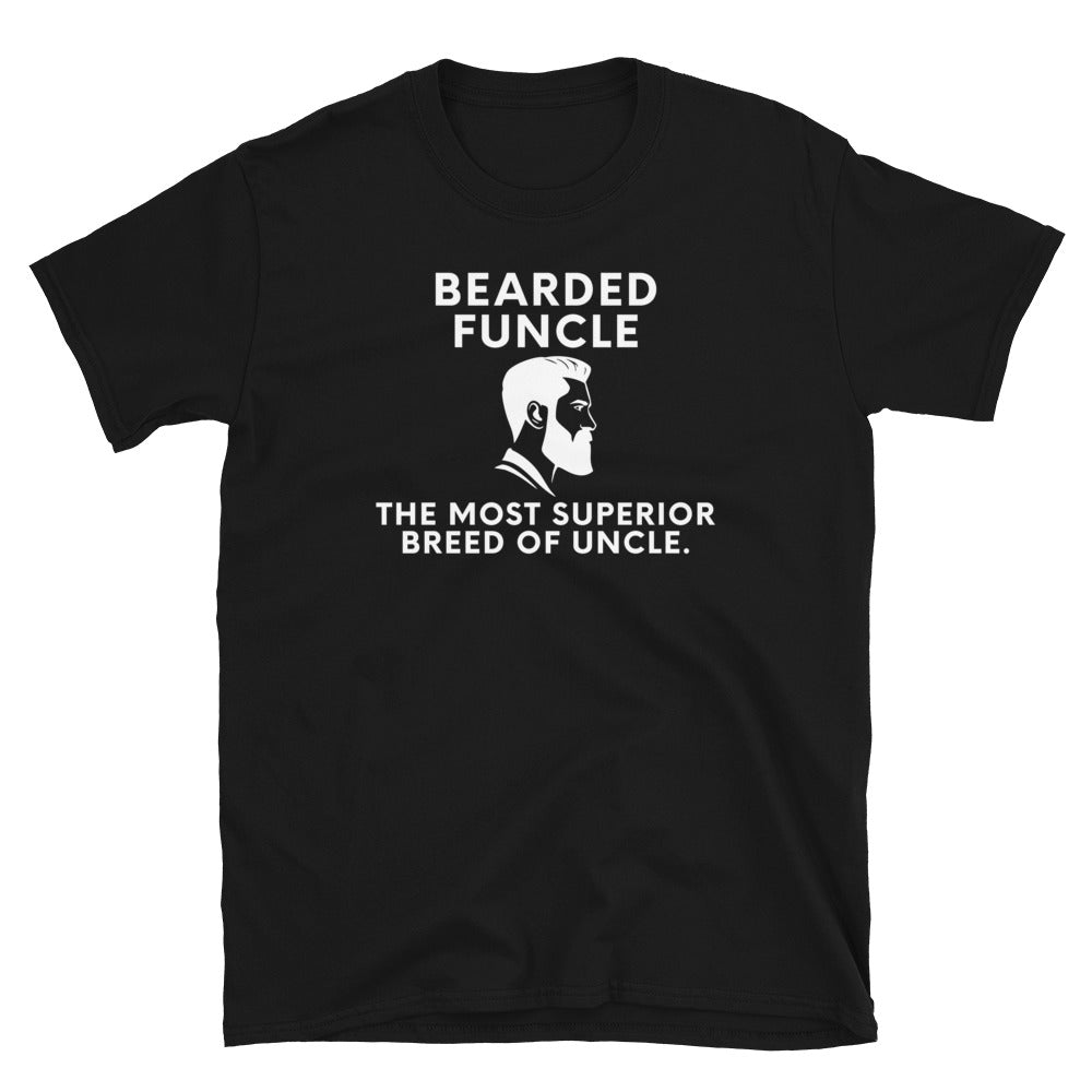 Bearded Funcle Tshirt | Funcle | Beard Lover | Fun Uncle | Uncle Gift | Bearded Uncle T-shirt | Funny Family Gifts - Madeinsea©