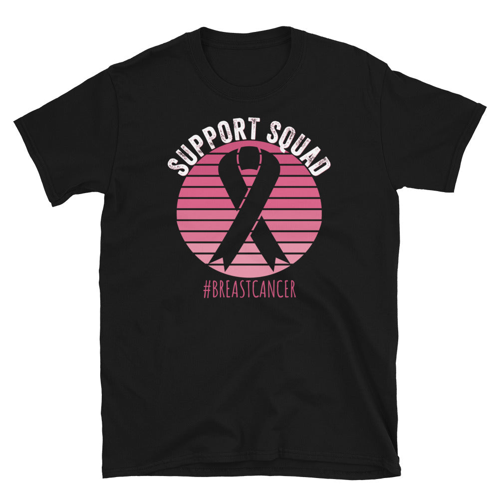 Breast Cancer Warrior Support Squad Shirt, Breast Cancer Awareness Shirt, Breast Cancer Awareness In October, Cancer Team Shirt, beat cancer - Madeinsea©